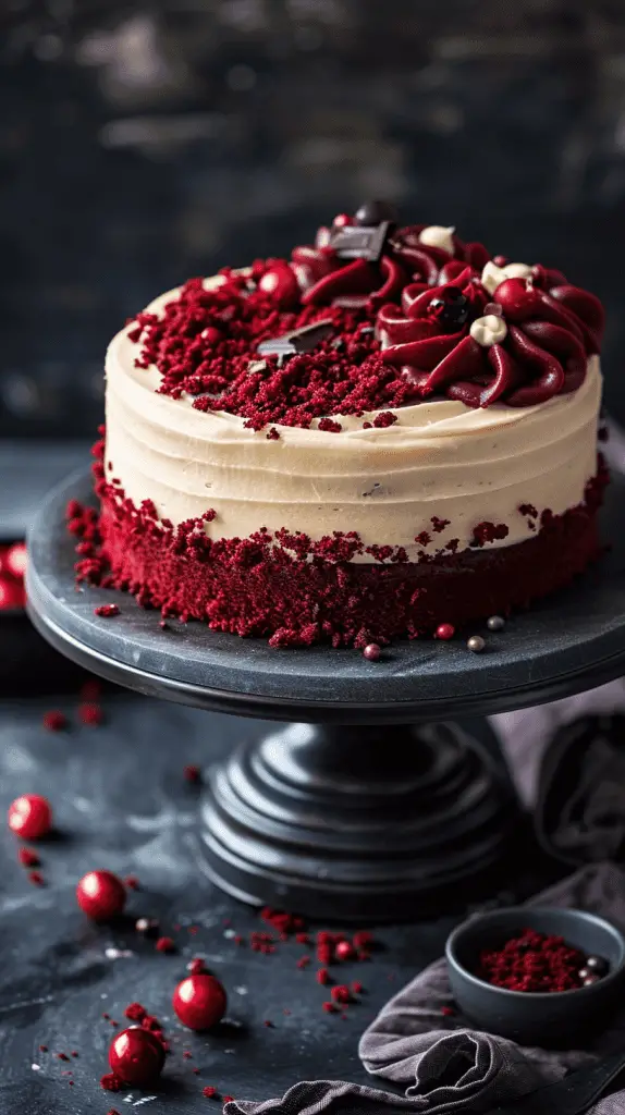 Red Velvet cake for birthday cake for men