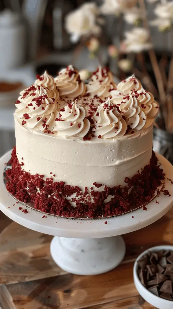 Red Velvet cake for birthday cake for men