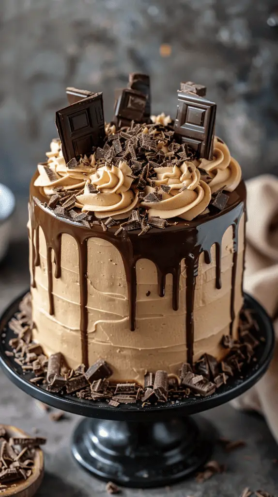 Guinness infused cake for men's birthday cake inspiration