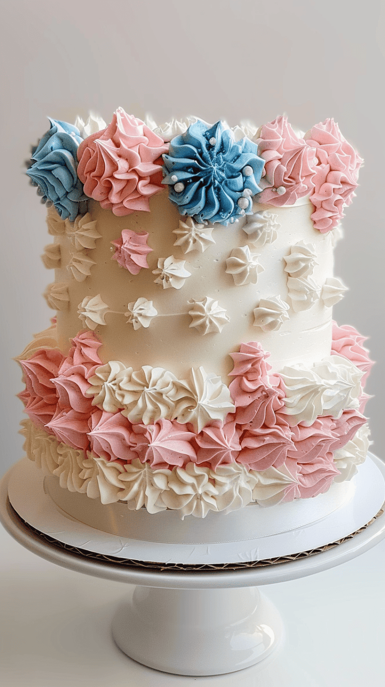 53 Best White Gender Reveal Cake Ideas in 2024 — free download