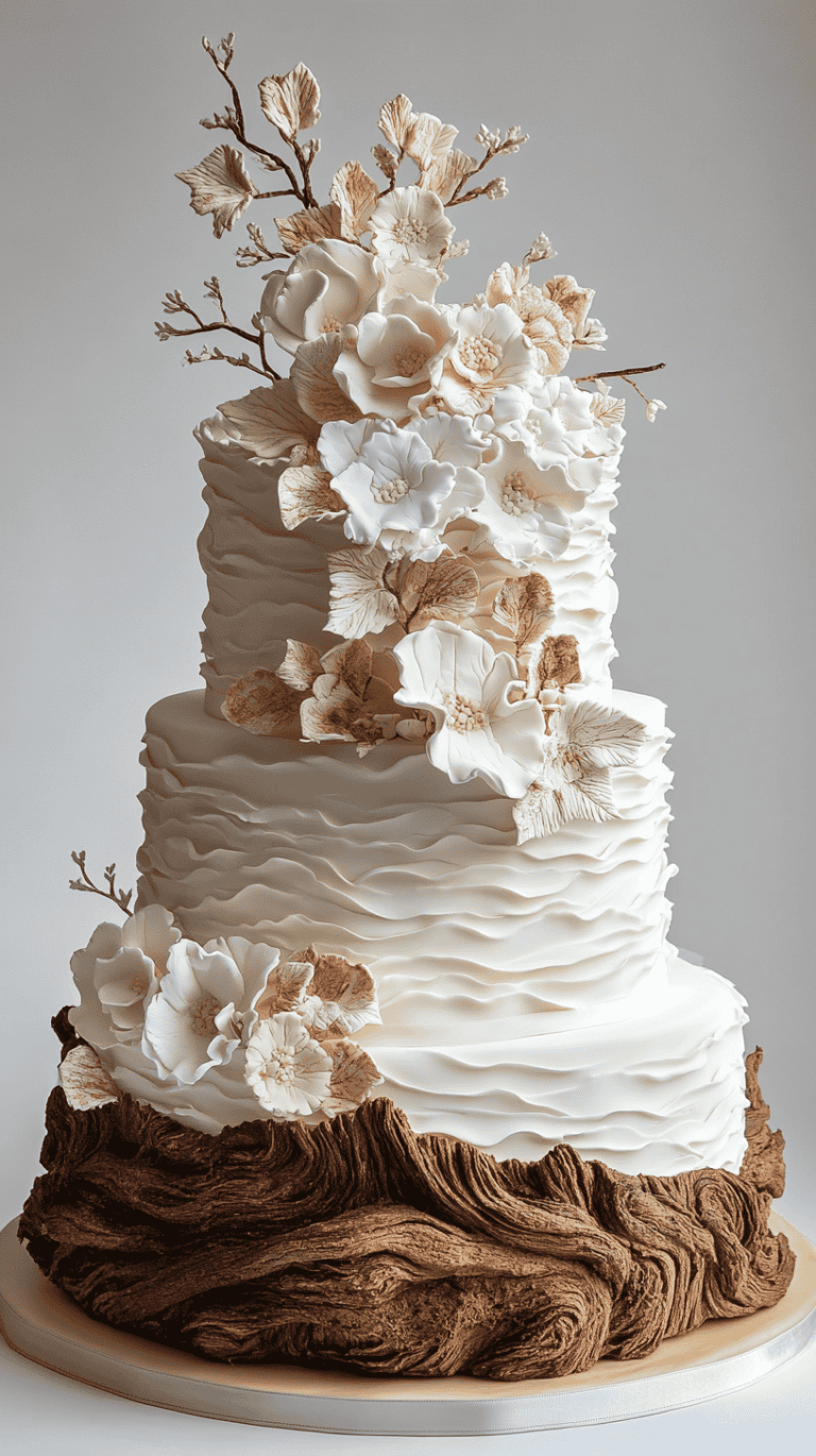 Rustic Wedding Cake Designs: 39 Elegant Ideas - cakevows.com