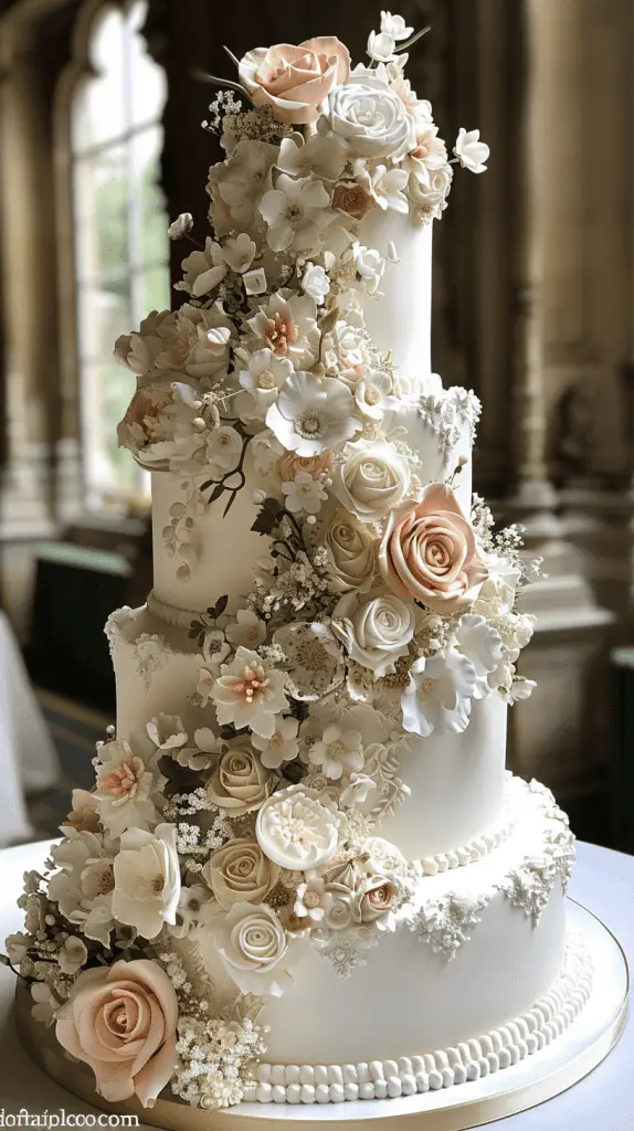 A Torta Nuziale, classic Italian wedding cake