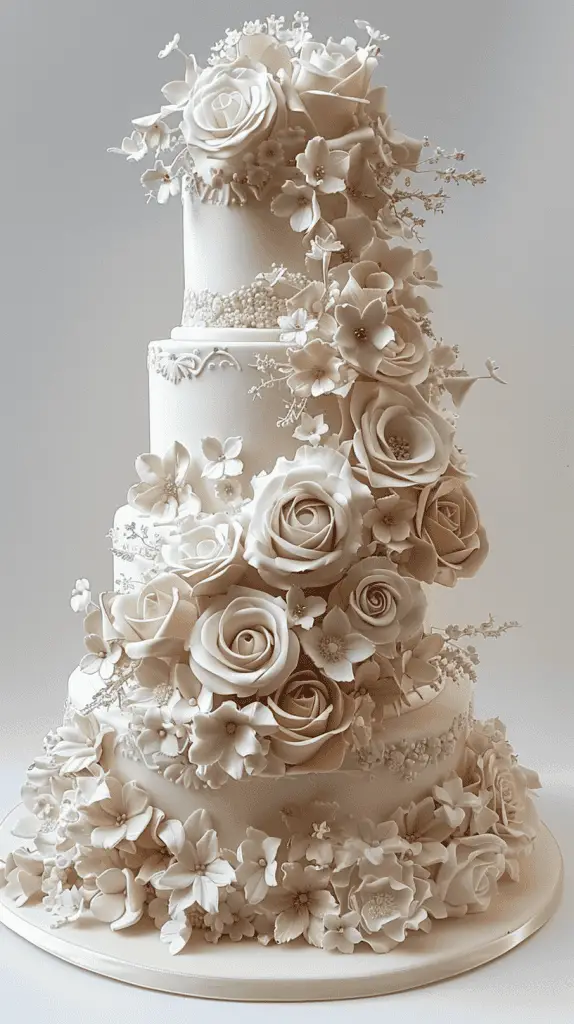 A Torta Nuziale, classic Italian wedding cake
