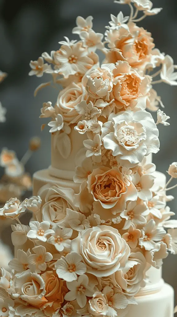 A Torta Nuziale, classic Italian wedding cake
