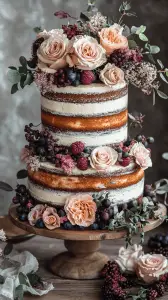 Rustic Wedding Cake Designs: 39 Elegant Ideas - cakevows.com
