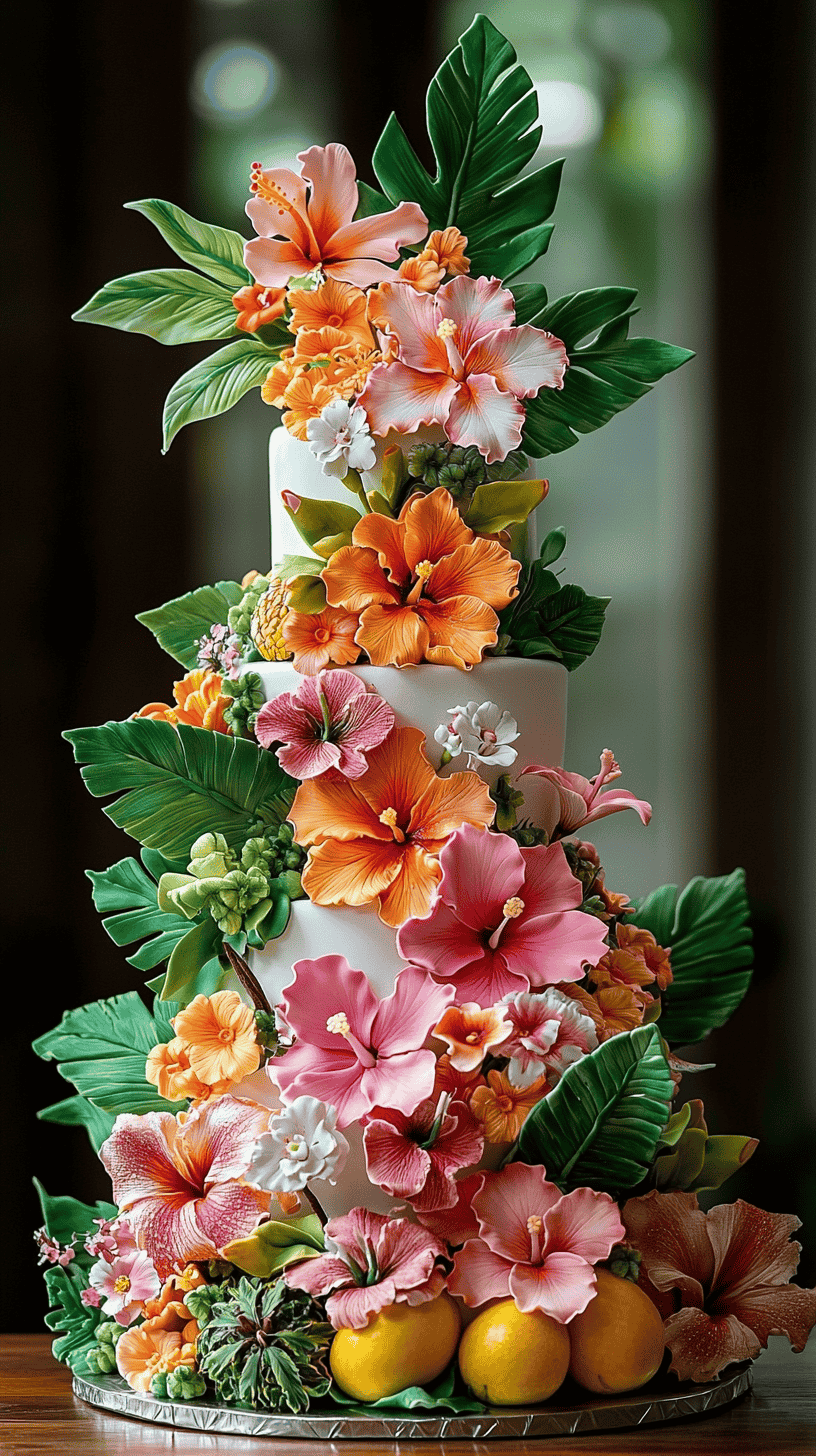 Hawaiian Wedding Cake Ideas: 37 Stunning Designs and Flavours