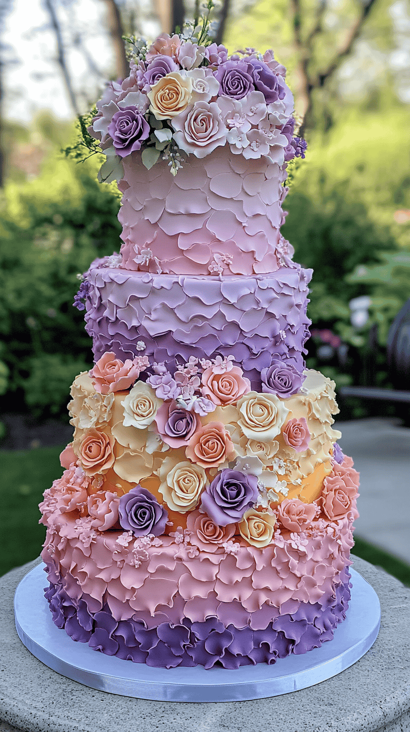 Best Ombre Wedding Cake Ideas: 54 Stunning Designs
