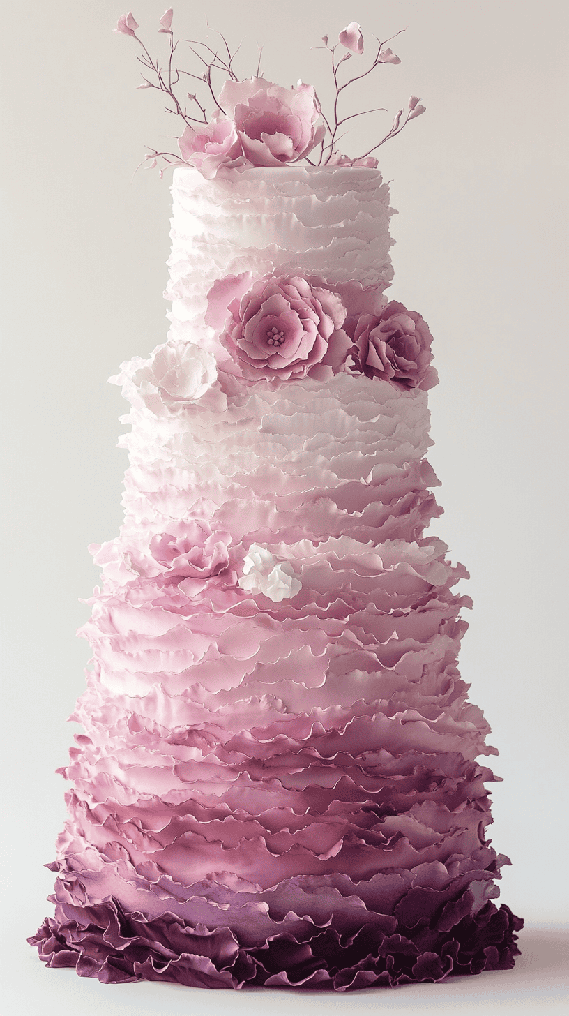 Best Ombre Wedding Cake Ideas: 54 Stunning Designs