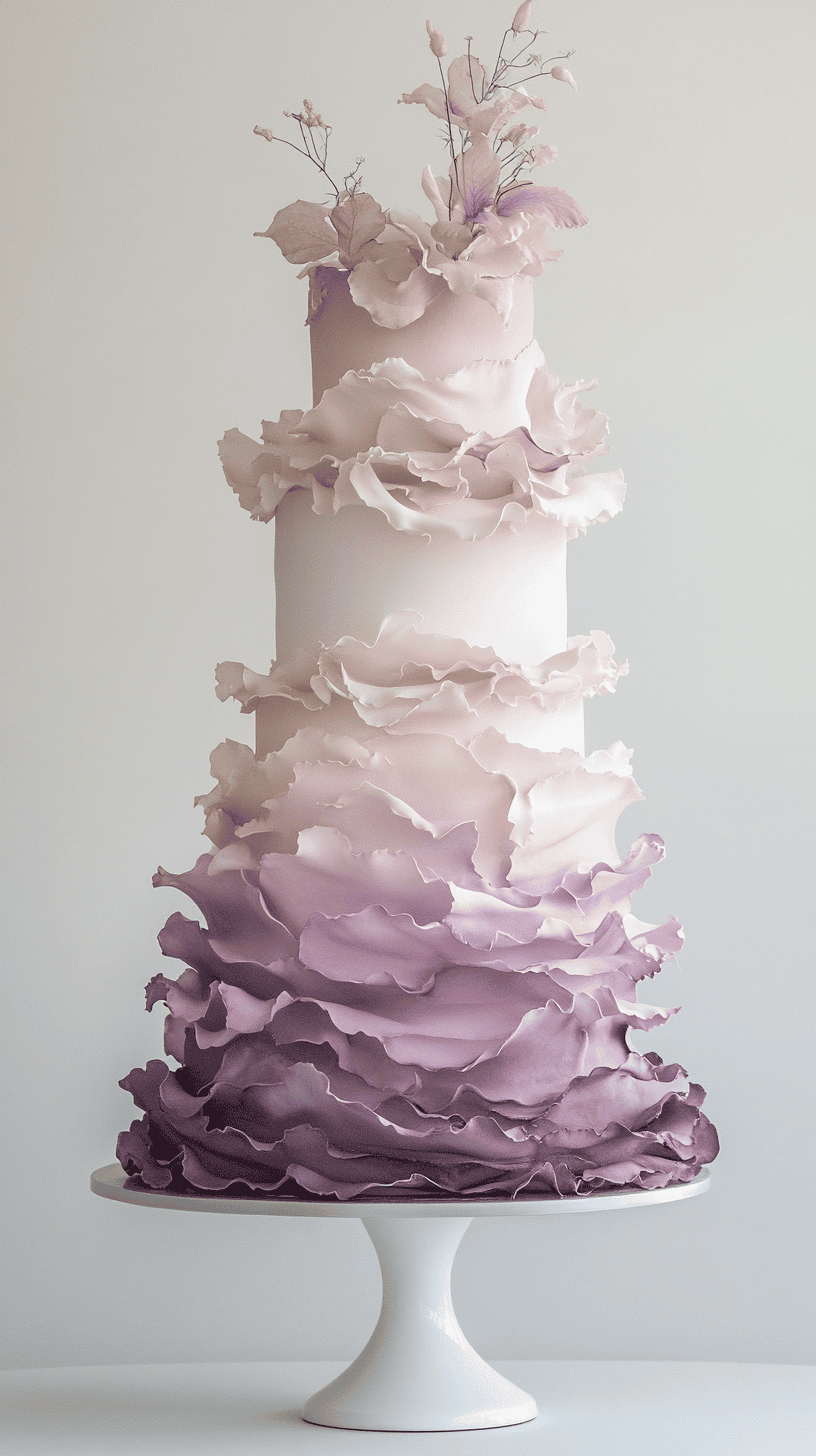 Best Ombre Wedding Cake Ideas: 54 Stunning Designs