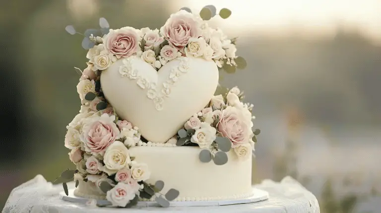 65 Heart-Shaped Wedding Cakes: Romantic Designs for Every Theme