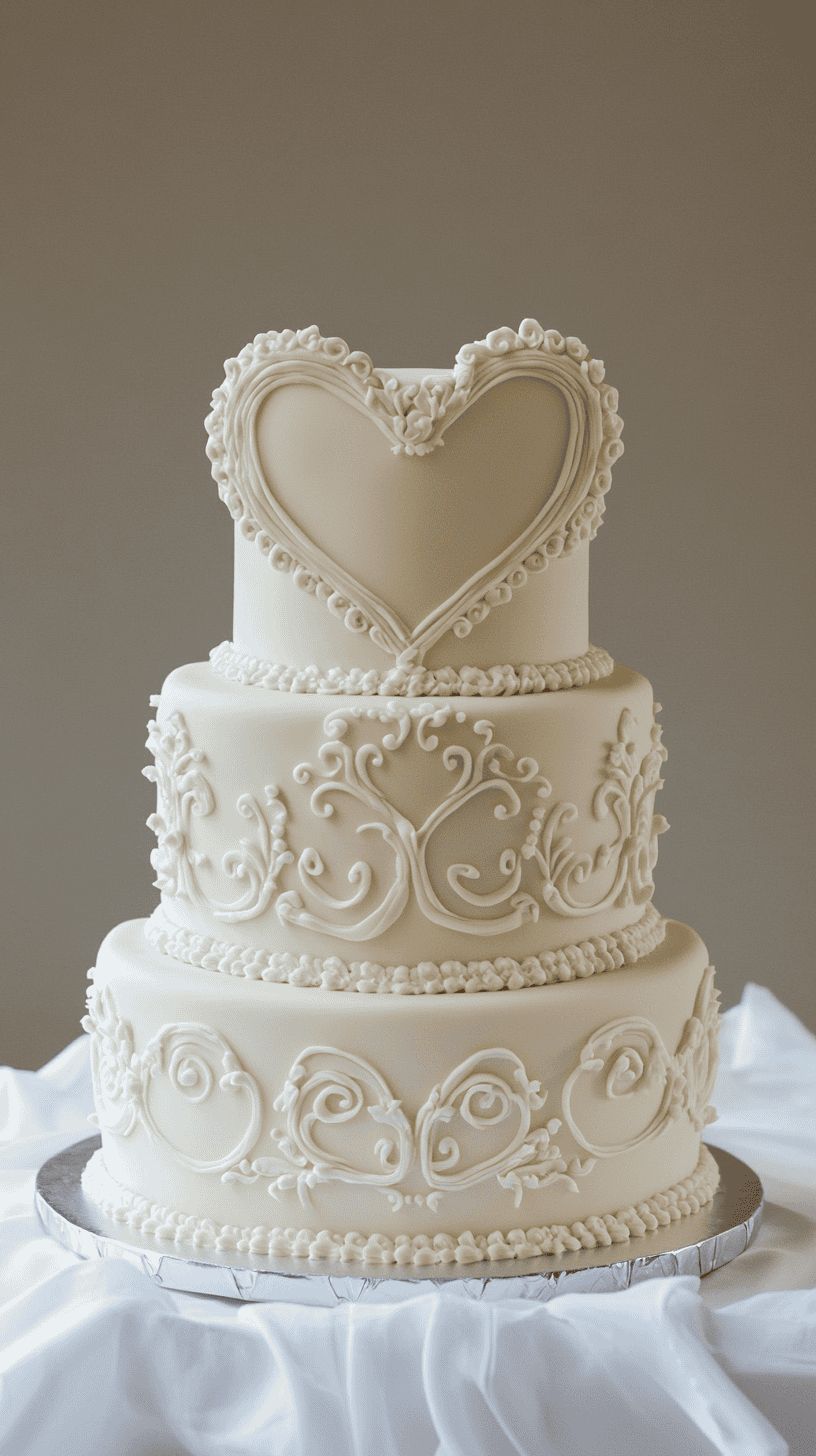 65 Heart-Shaped Wedding Cakes: Romantic Designs for Every Theme